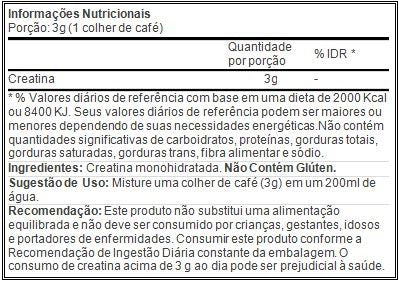 Creatine Monohidratada (200g) - Neutro