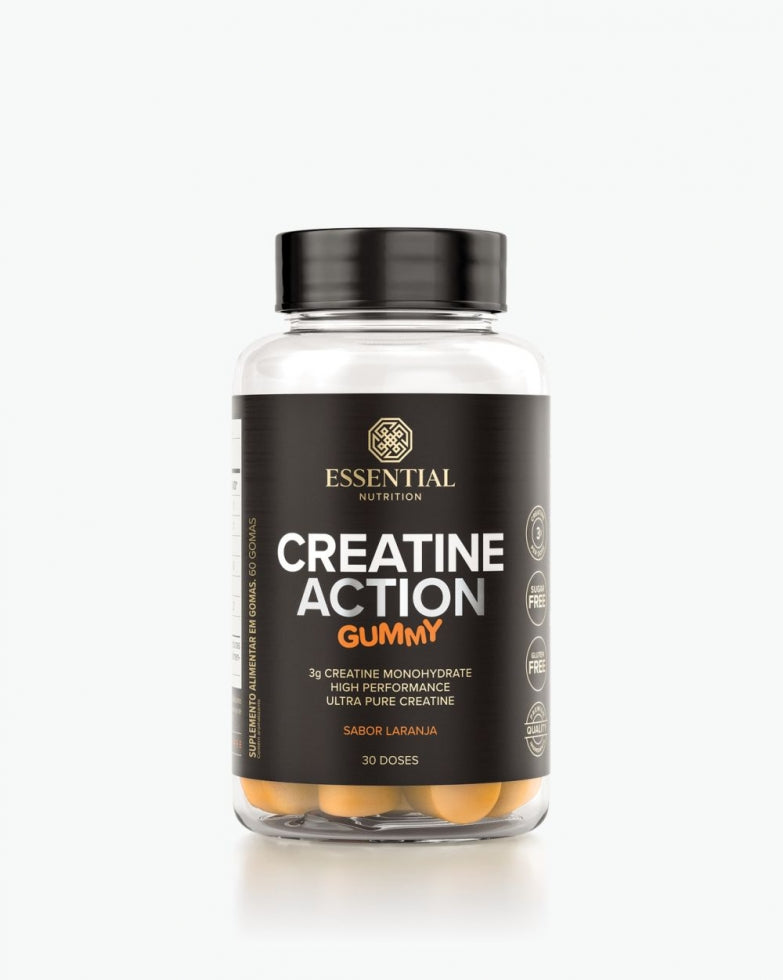 Creatine Action Gummy (240g) - 60 gomas - Laranja