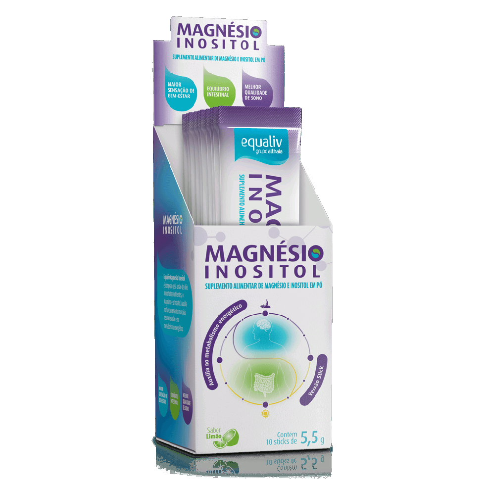 Magnésio Inositol 5,5g (10 sticks) - Limão