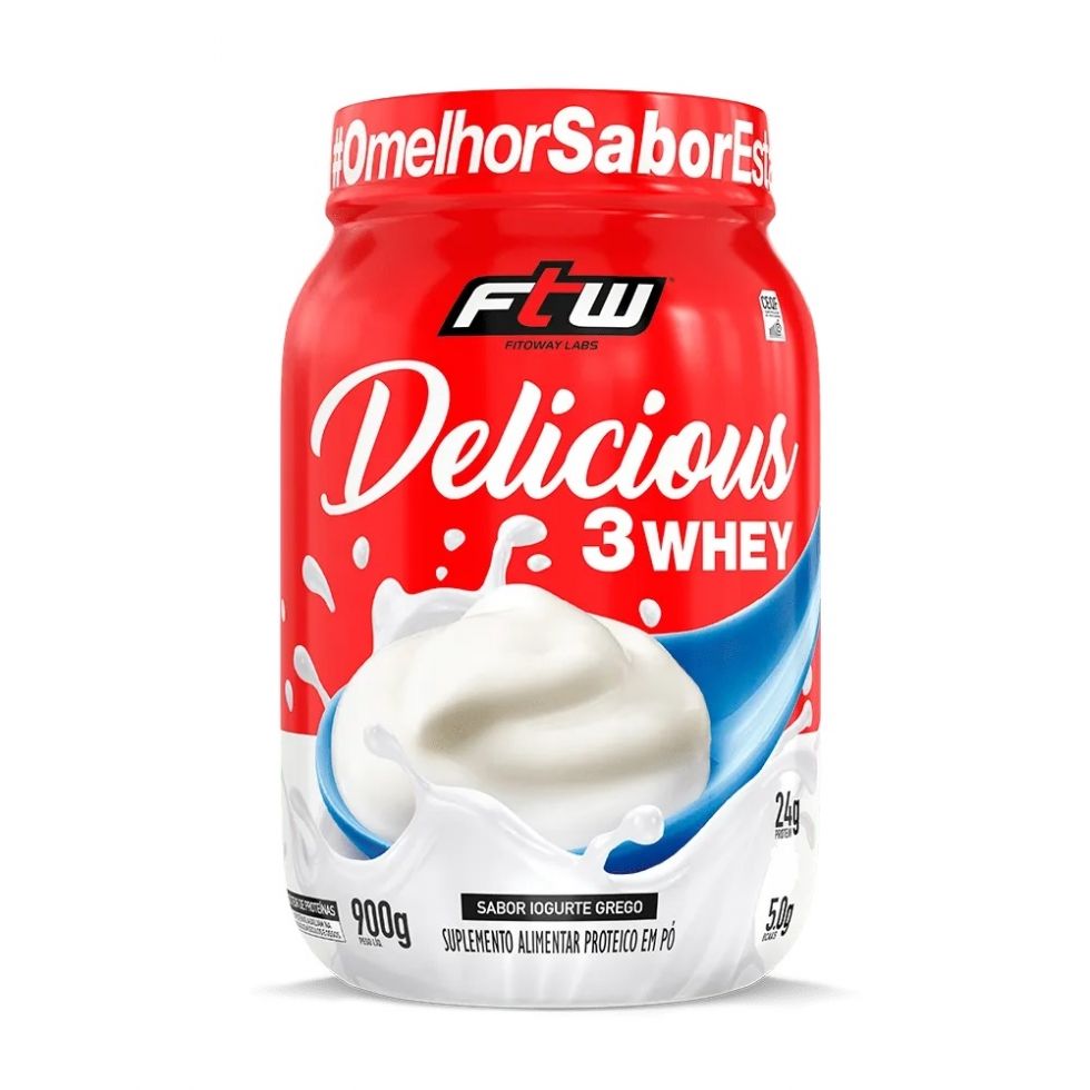 Delicious 3Whey (900g) - Iogurte Grego