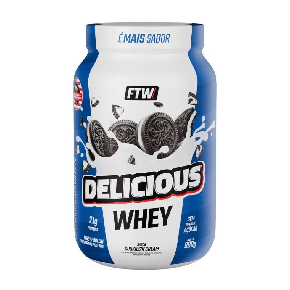 Delicious Whey (900g) - Cookies'n Cream
