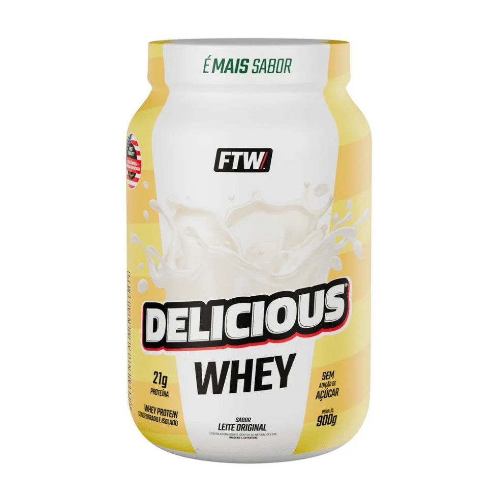 Delicious Whey (900g) - Leite Original