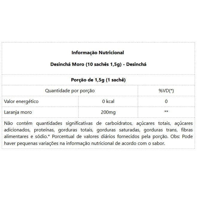 Desinchá Moro (10 sachês 1,5g)