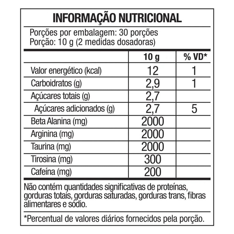 Diabo Verde Pre-Workout (300g) - Frutas Vermelhas