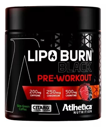 Lipo Burn Black Pre Workout (200g) - Frutas Vermelhas