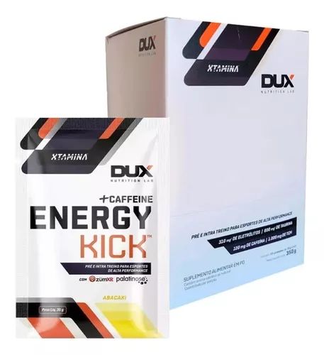 Energy Kick Caffeine c/ Palatinose Display (10 unid. 35g) - Abacaxi