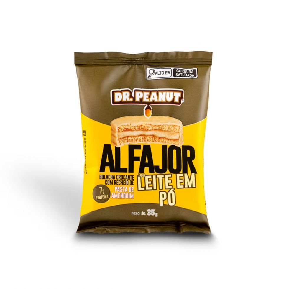 Alfajor Dr. Peanut (35g) - Leite em Pó