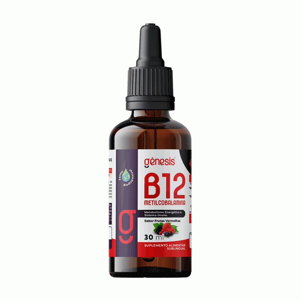 Vitamina B12 (30ml) - Frutas Vermelhas