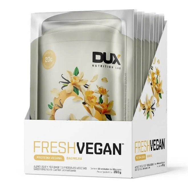 Fresh Vegan (Display 10 unid. 26g) - Baunilha.