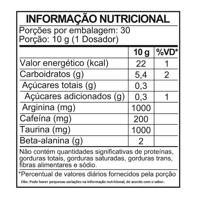 Full Tilt Extreme Pre-Workout (300g) - Tangerina