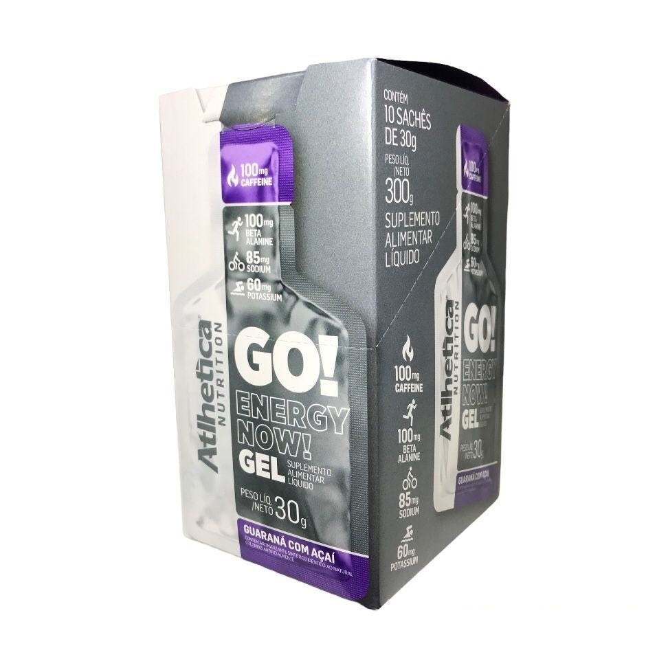 GO Energy Now Gel (Display 10 unid. 30g) - Guaraná c/ Açaí