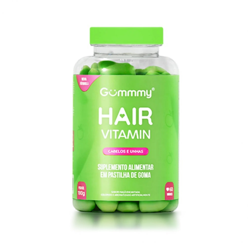 Gummy Hair Vitamin (60 gomas) - Maçã Verde