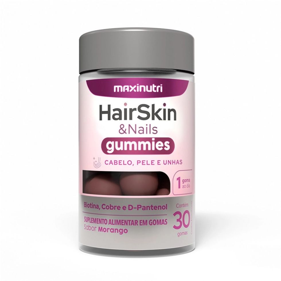 Hair Skin & Nails Gummies (30 Gomas) - Morango