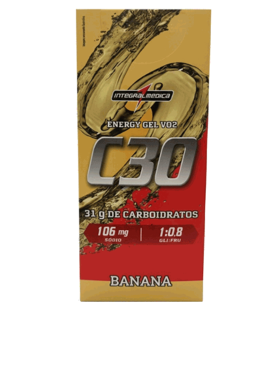 Vo2 Energy Gel C30 (10 Sachês 45g) - Banana