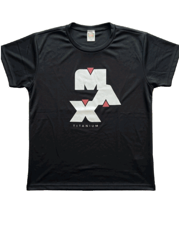 Camiseta Preta Max Titanium - GG