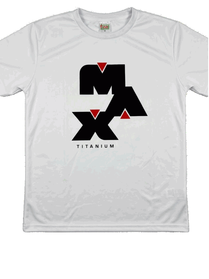 Camiseta Branca Max Titanium - G
