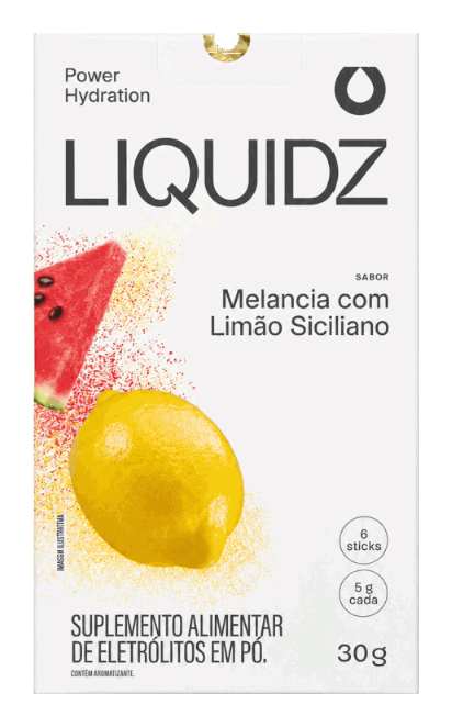 Repositor de Eletrólitos Liquidz - (6 sachês x 6g) - Melancia com Limão