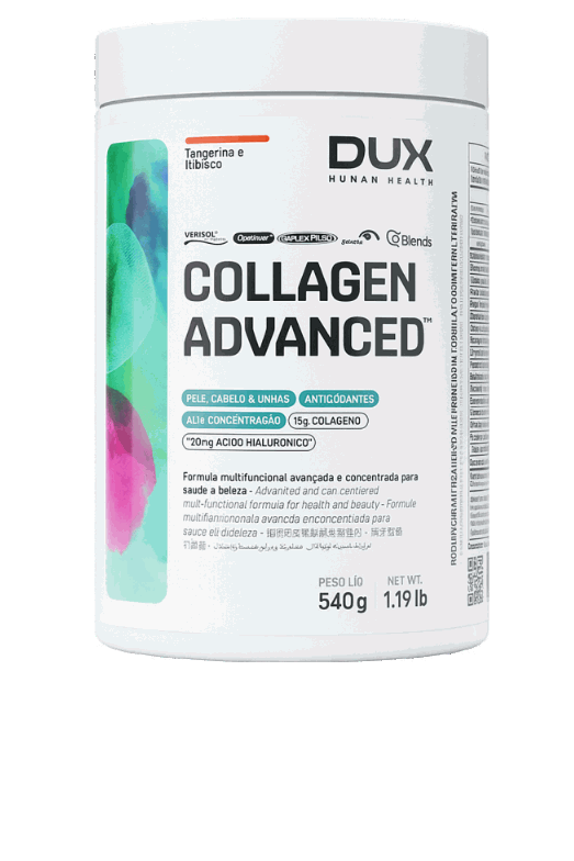 Collagen Advanced (540g) - Vencimento 30/09/2026 - Tangerina e Hibisco