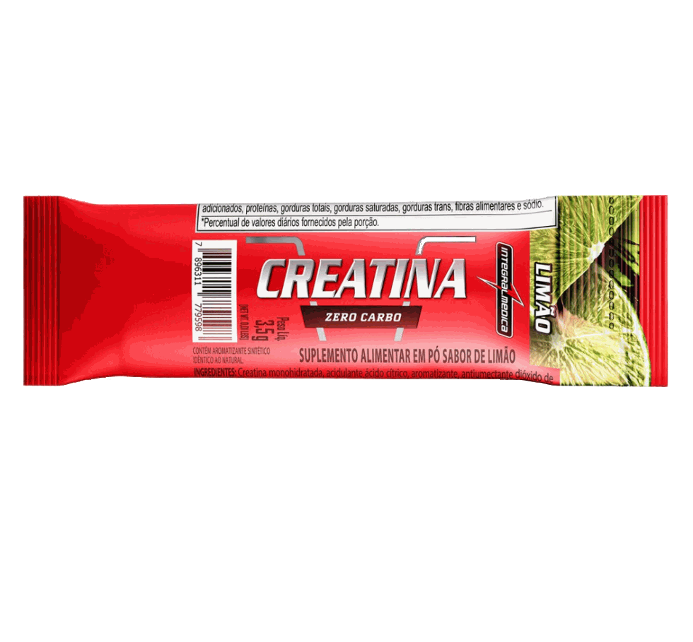 Creatina Hardcore Sachê (3,5g) - Limão