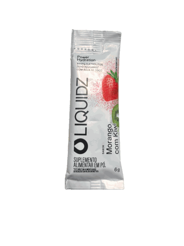 Repositor de Eletrólitos Liquidz Sachê (6g) - Morango c/ Kiwi