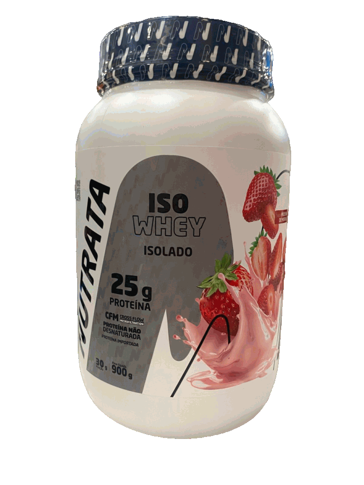 Iso Whey (900g) - Morango (nova embalagem)