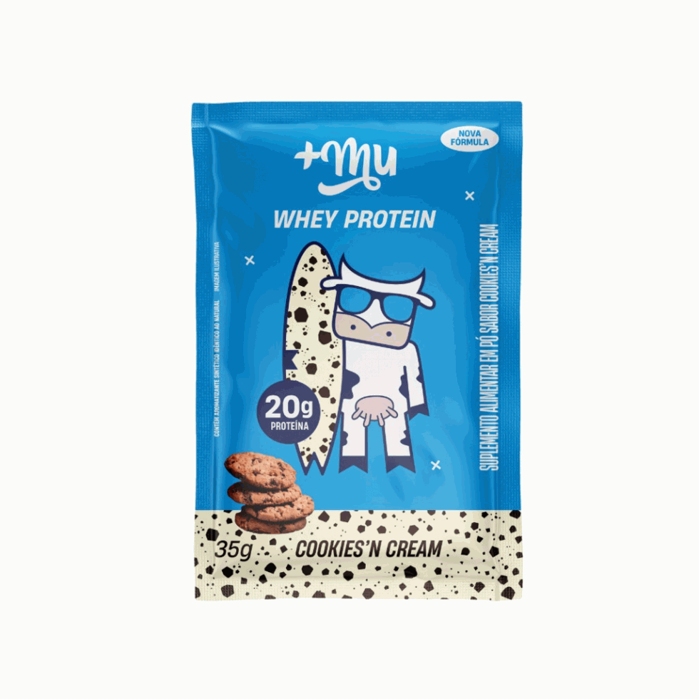 Whey Protein +Mu Sachê (35g) - Cookies & Cream