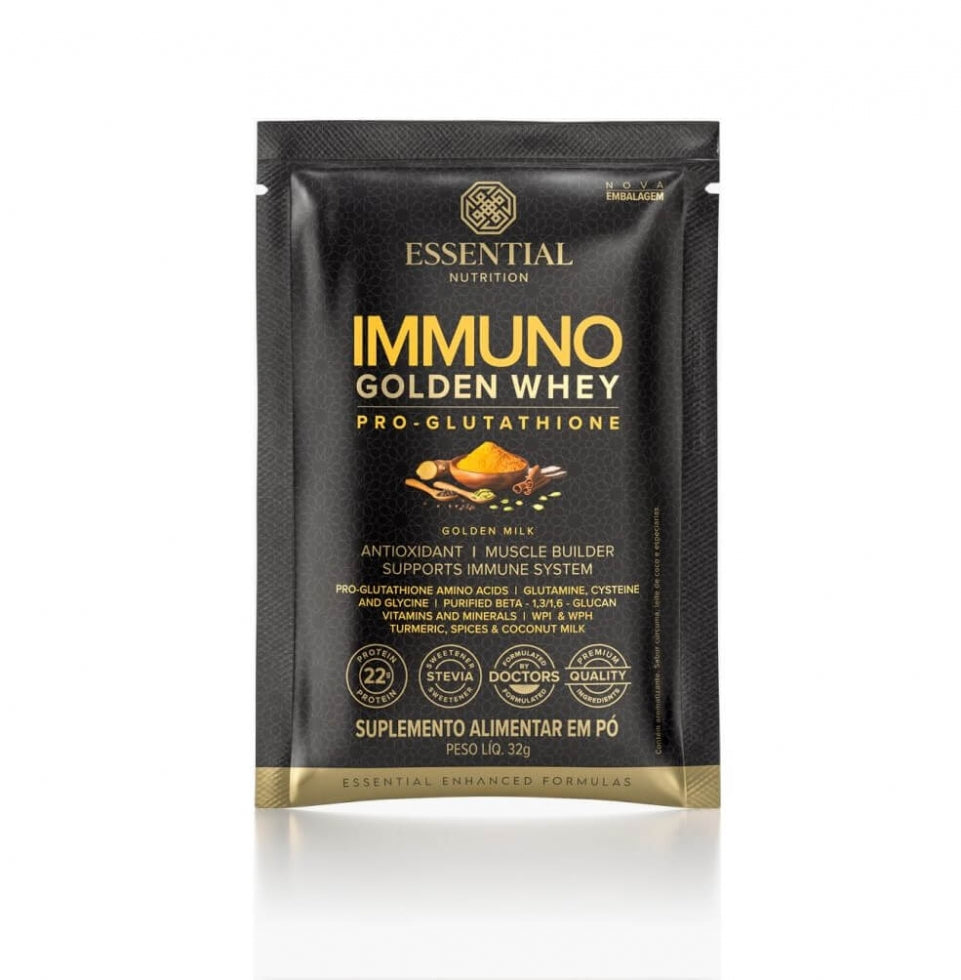 Immuno Golden Whey Pro-Glutathione Sachê (32g) - Golden Milk