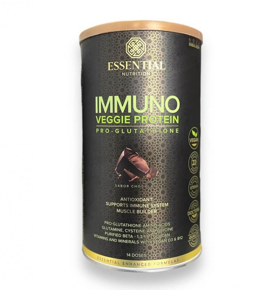 Immuno Veggie Protein Pro Glutathione Lata - Chocolate (512,4g)