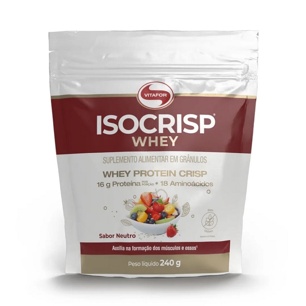 Isocrisp Whey Refil (240g) - Neutro