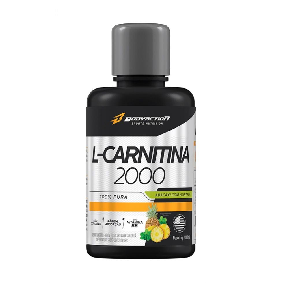 L-Carnitine Pure 2000 (480ml) - Abacaxi com Hortelã