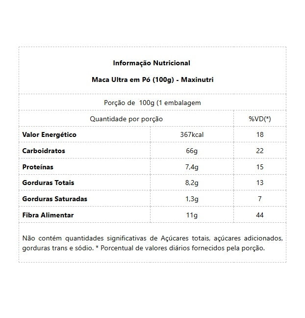 Maca Ultra em Pó (100g)