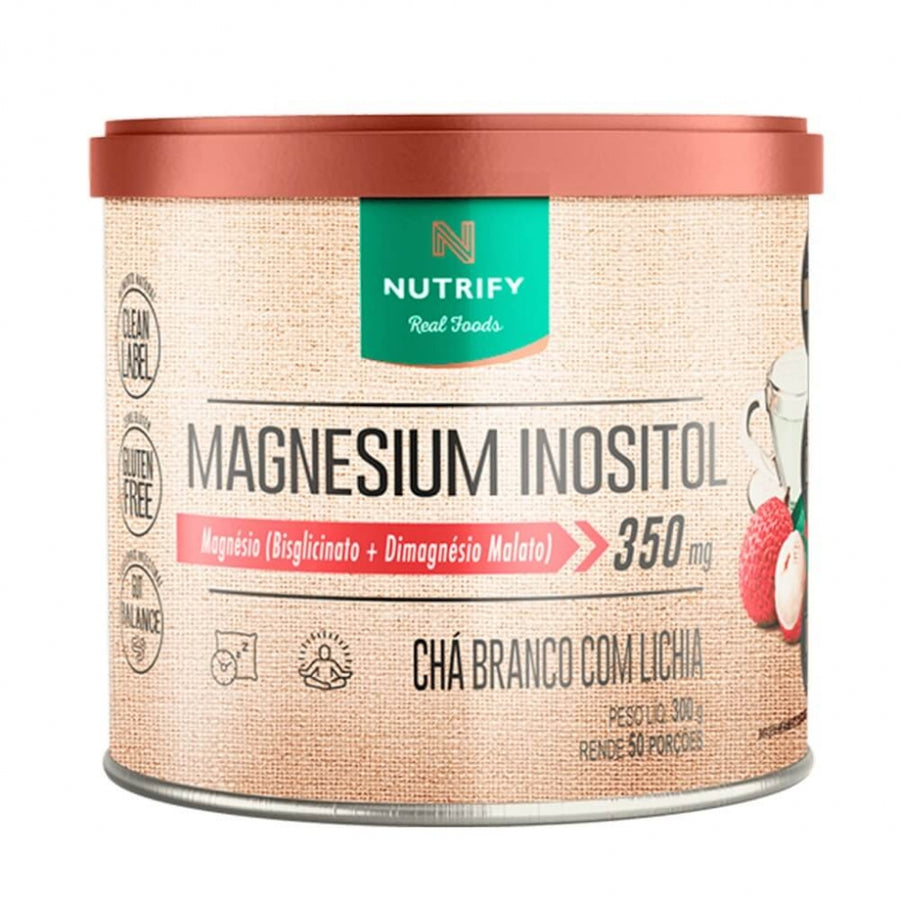 Magnesium Inositol 350mg (300g) - Chá Branco com Lichia