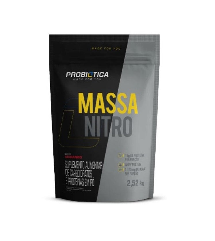 Massa Nitro NO2 Refil (2,52kg) - Morango