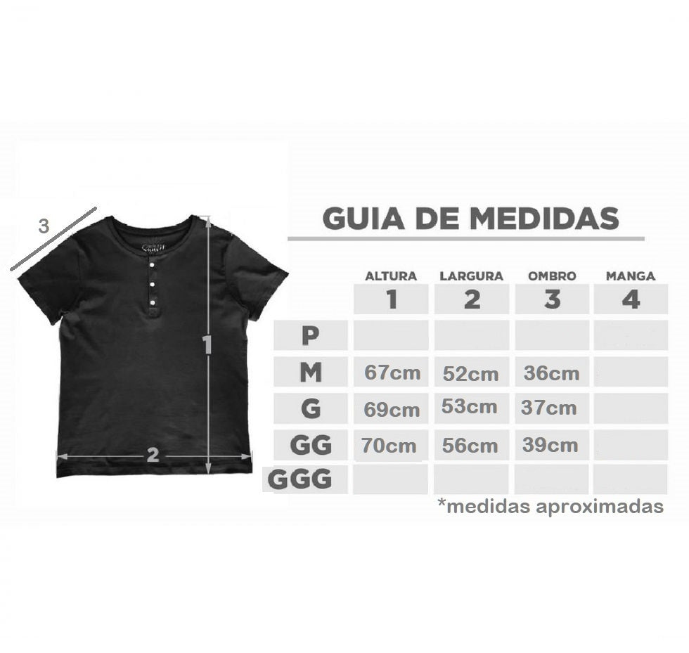 Camiseta Prohibido Preta - GG