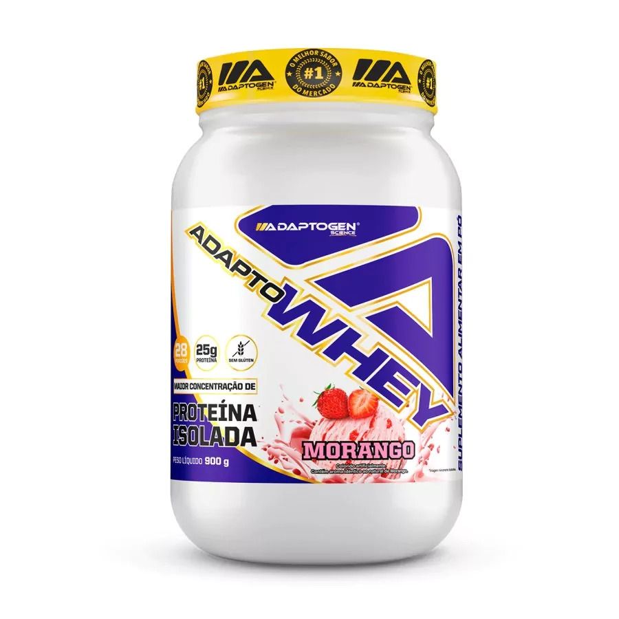 Adapto Whey (900g) - Morango