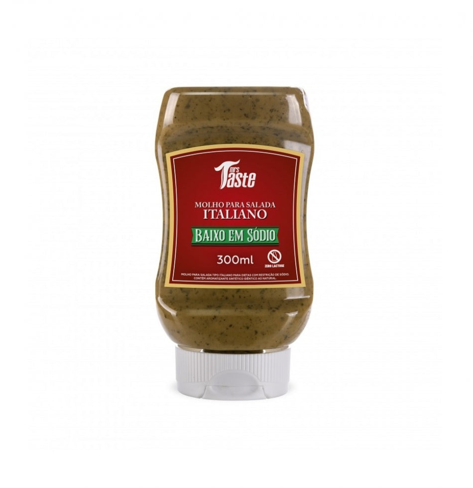 Molho Baixo Sódio e Baixa Caloria - Sabores - Italiano