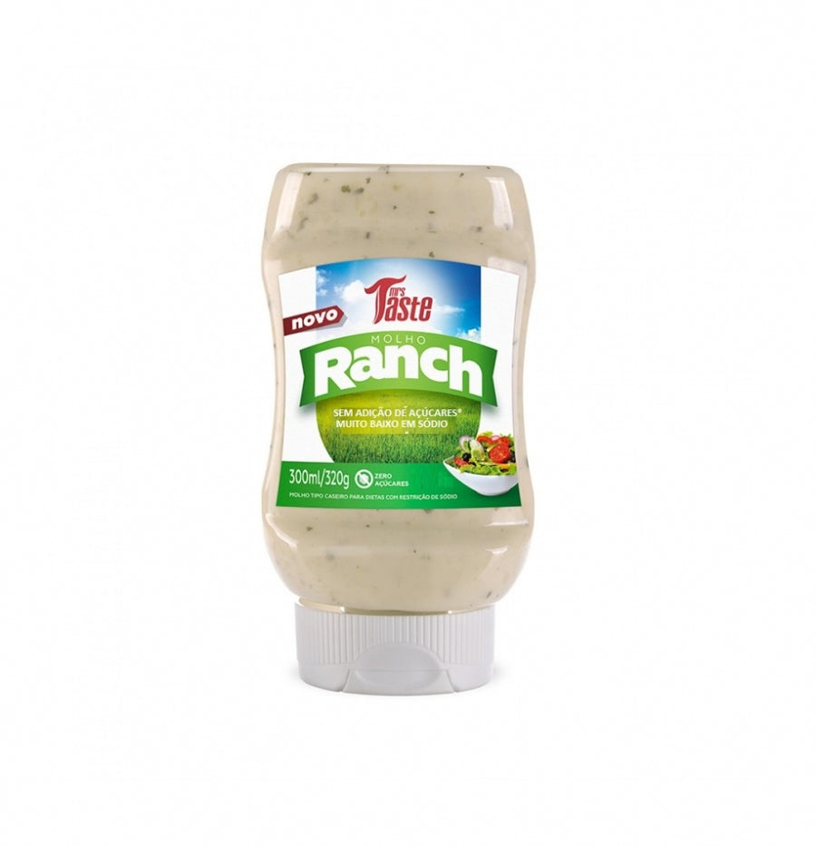 Molho Baixo Sódio e Baixa Caloria - Sabores - Molho Ranch (300ml)