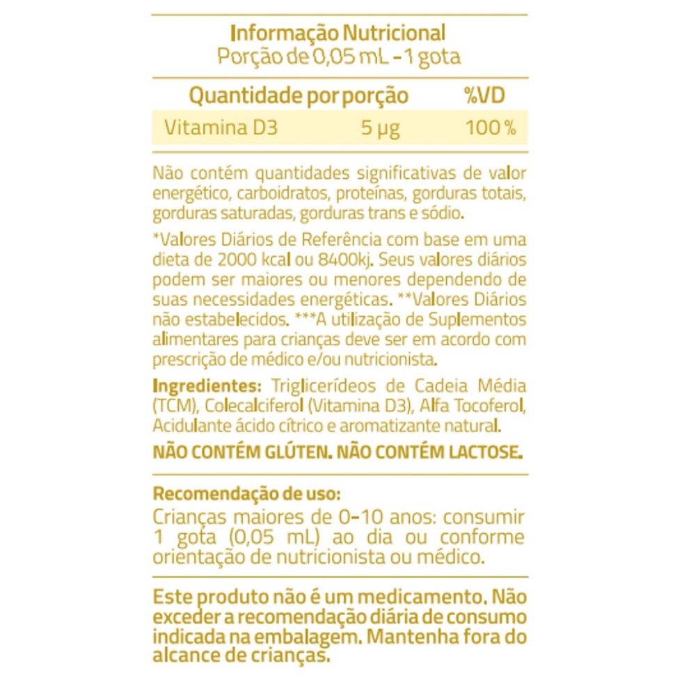 Vitamin D For Baby e Kids (30ml) - Framboesa