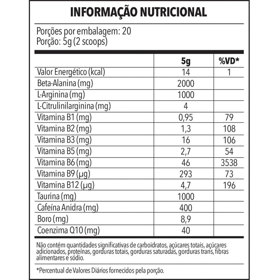 Nuclear Rush Pré-treino (100g) - Morango