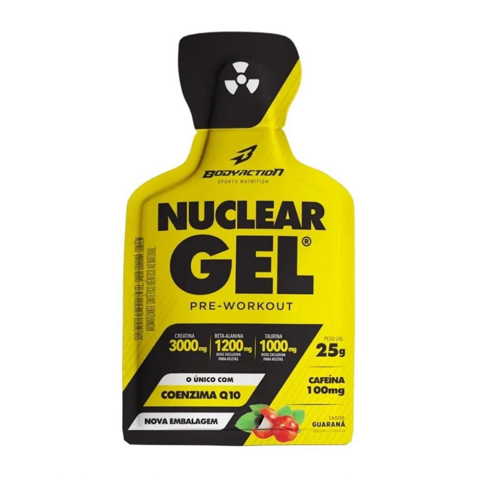 Nuclear Rush Gel Sachê (25g) - Guaraná