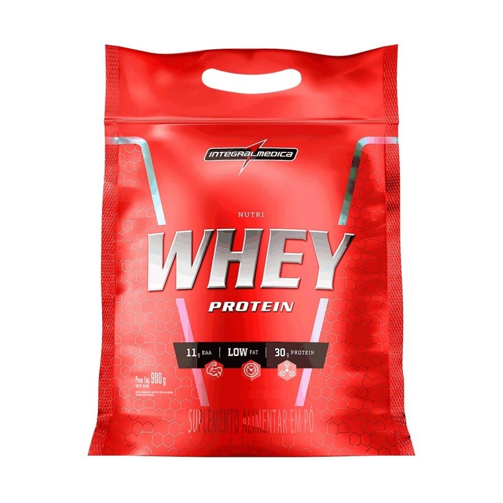 Nutri Whey Protein Refil (900g) - Morango