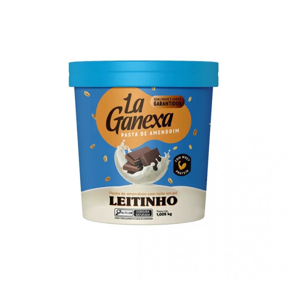 Pasta de Amendoim Integral Gourmet (1,05kg) - Leitinho