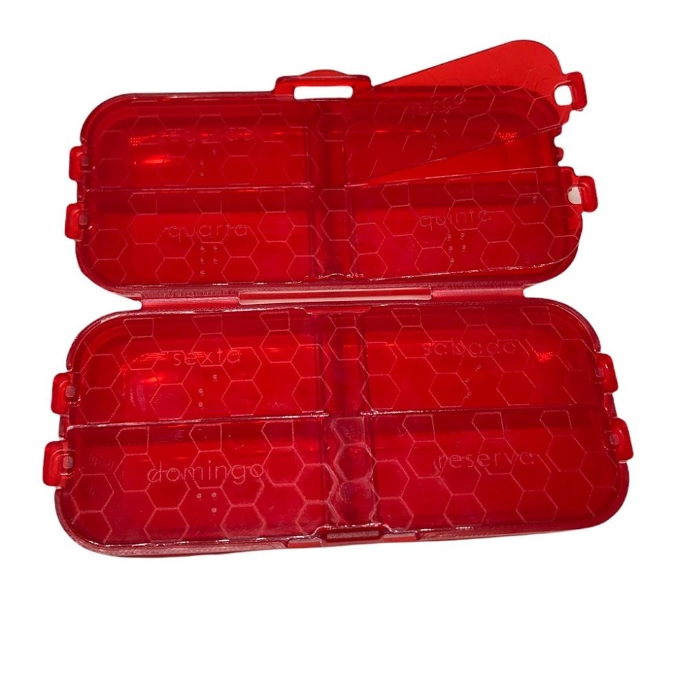 Porta Cápsula Vermelho