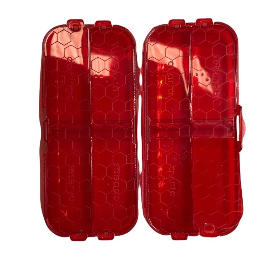 Porta Cápsula Vermelho