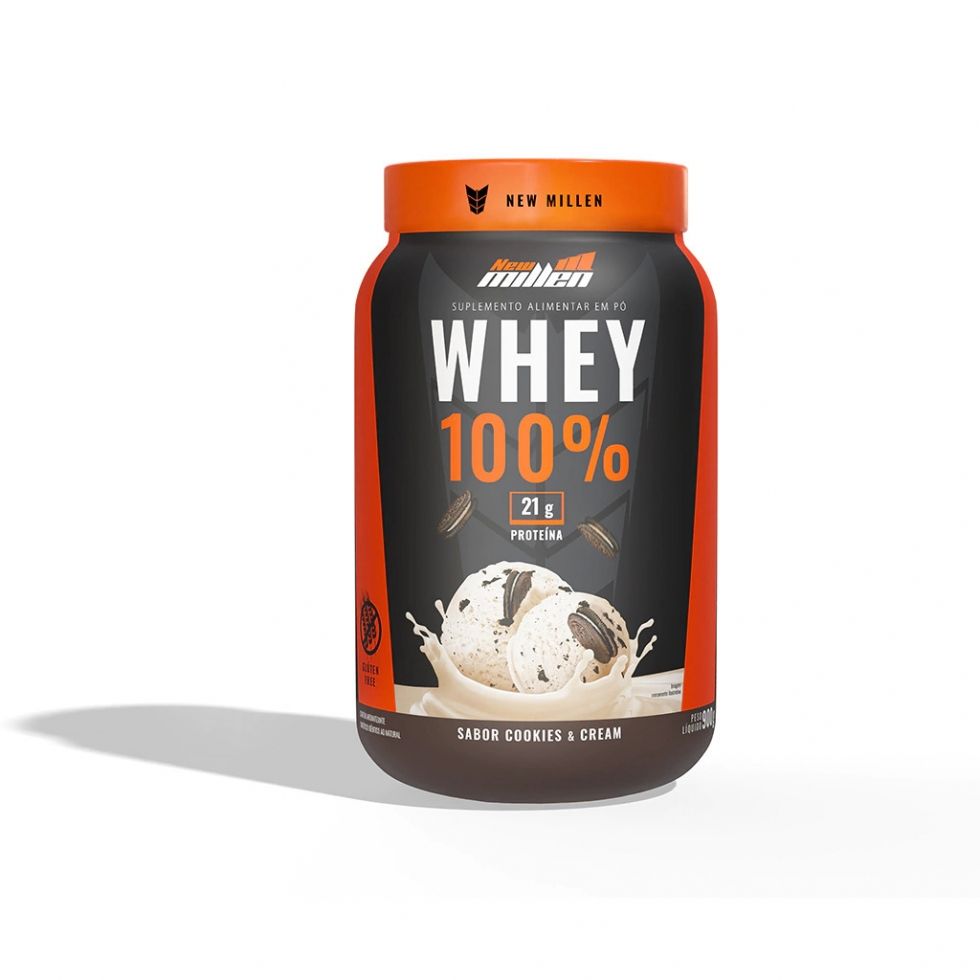 Whey 100% Pote (900g) - Cookies & Cream