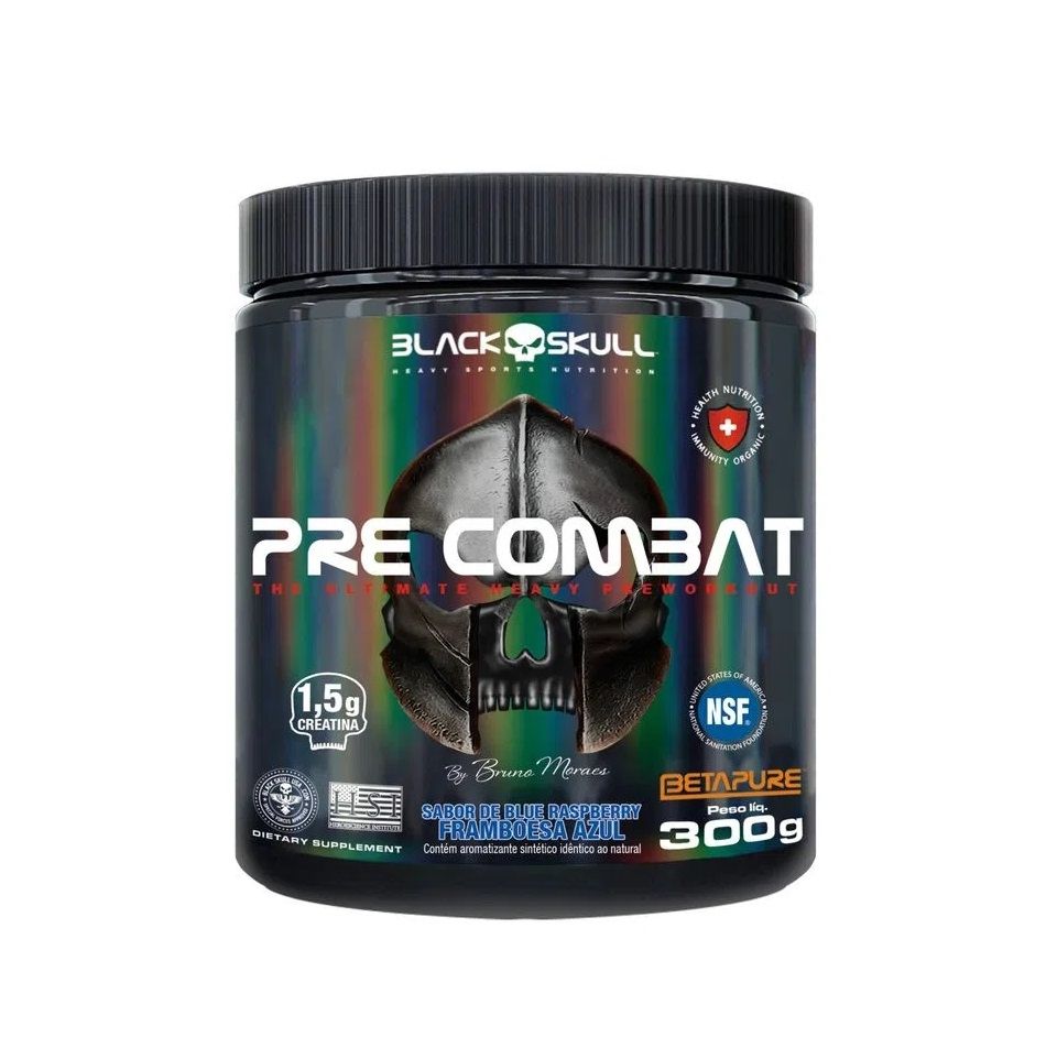 Pré Combat (300g) - Framboesa Azul