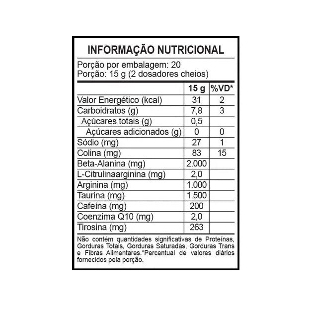 X7 Original Pre-Workout (300g) - Citrus Orange & Lemon