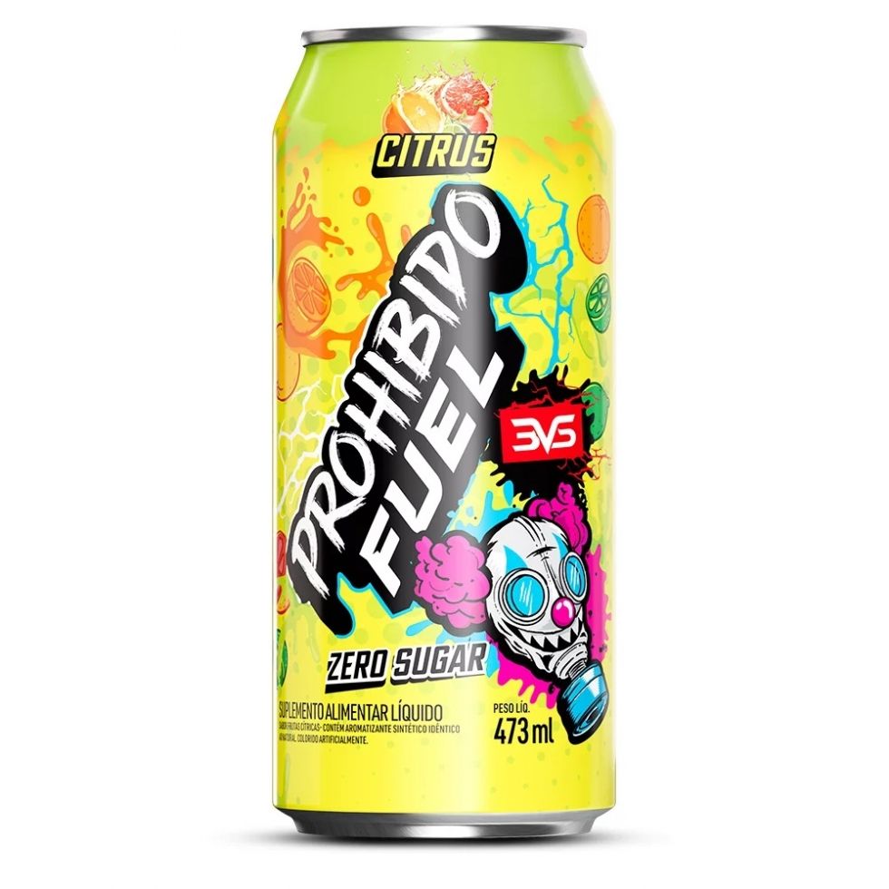 Prohibido Fuel Pré-Treino Drink (473ml) - Citrus
