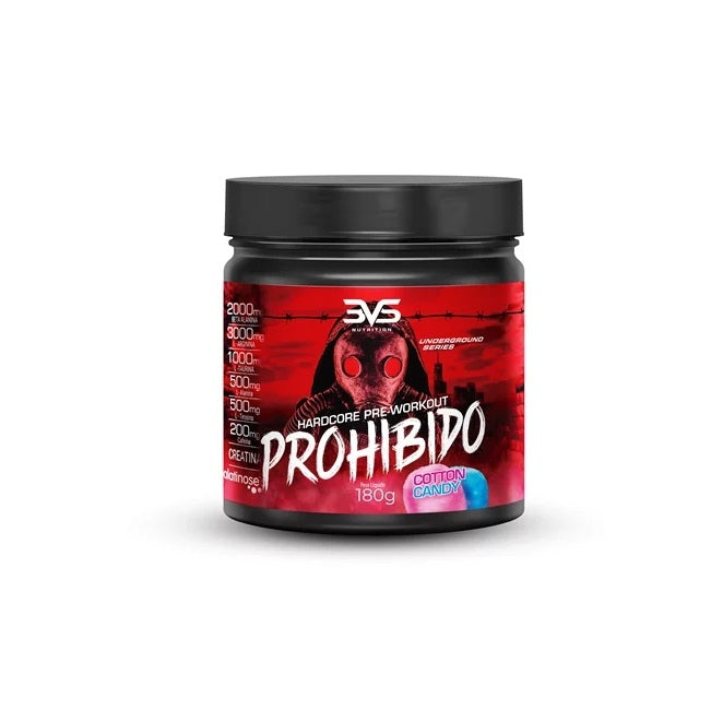 Prohibido HardCore Pre Workout (180g) - Cotton Candy