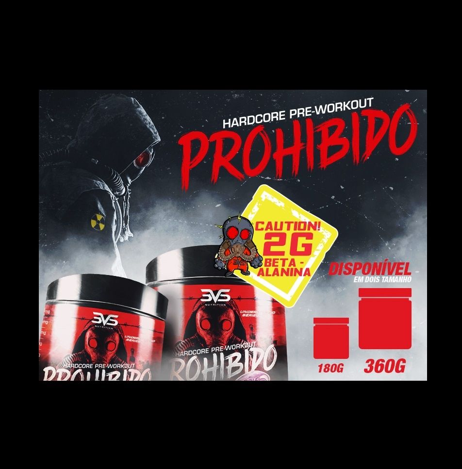 Prohibido HardCore Pre Workout (180g) - Citrus